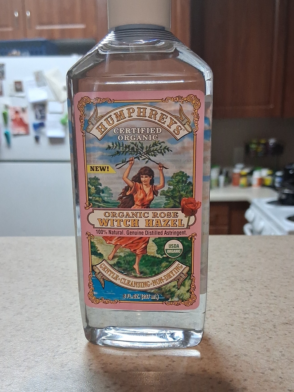HUMPHREYS Rose Witch Hazel Toner -  Refreshing Facial Toner  8 OZ.